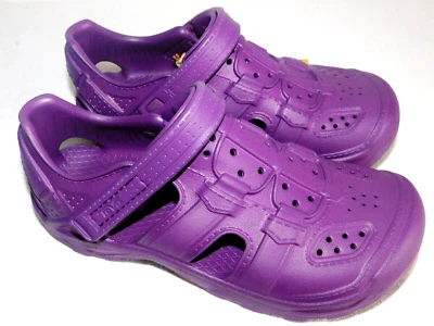 NWOB SIZE 3 YOUTH TEVA OMNIUM DRIFT GLOXINIA PURPLE CLOGS SANDALS WATER SHOES - Image 1 of 4