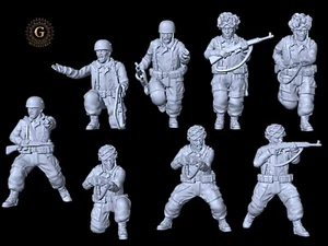 Fallschrmjäger alemán Segunda Guerra Mundial con G43 X8 28 mm perno ideal acción juego de guerra coleccionistas - Imagen 1 de 5