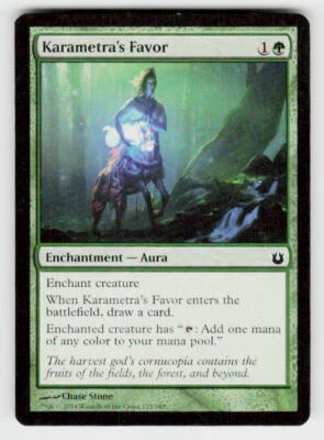 Born of the Gods #125 Karametra's Favor - Image 1 of 2
