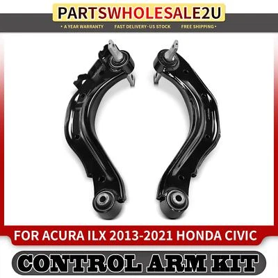 2x Rear Upper Control Arm with Ball Joint for Honda Civic 08-15 Acura ILX 13-21 - Image 1 of 4