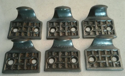 MATCHING EASTLAKE WINDOW SASH LIFTS PULLS HARDWARE LOT OF 6 Cover