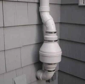 Complete Home Radon Mitigation Fan System Kit Quiet Gas Reduction Radon Monitor - Foto 1 di 8