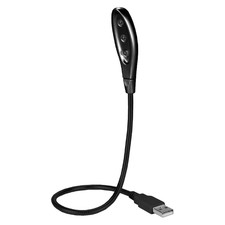 Lampada Luce USB Flessibile 3 LED per Notebook Laptop - 25cm
