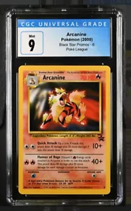 Arcanine 2000 Black Star Promo #6 Carta Pokémon classificata CGC 9 come nuova!! - Foto 1 di 2