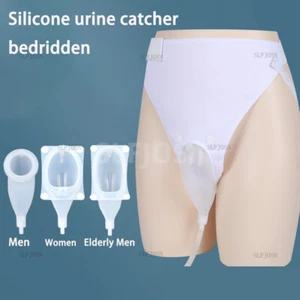 Male Female Reusable Urine Bag Urinal Pee Holder Collector Urinary Incontinence - Picture 1 of 12