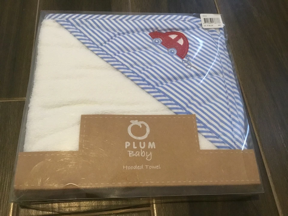 Plum Baby Hooded Car Towel (Brand New, Still in Packaging) - image 1 of 1