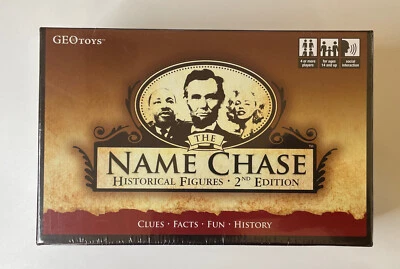  The Name Chase Game Historical Figures 2nd Edition 528 Famous Names Brand New - Image 1 of 3