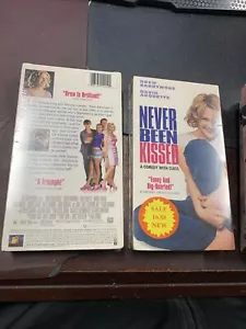 Never Been Kissed VHS VCR Video Tape Movie David Arquette Drew Barrymore ,New - Picture 1 of 2