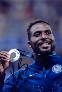 Kenny Bednarek - USA - Olympia 2024 - Leichtathletik - SILBER - 2.OS 24 - Bild 1 von 1