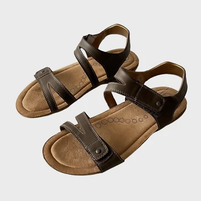 Khombu Womens Sandals 10 M Comfort Shoes Solace Ava Brown Soft Footbed - Image 1 of 4