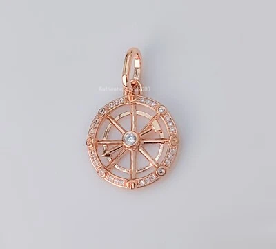 Nuevo 100% Auténtico Dije Medallón Rueda de la Fortuna PANDORA ME Rosa G 783063C01 Foto 1 de 4