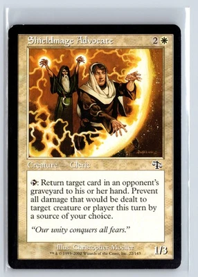 (3x) SHIELDMAGE ADVOCATE - Judgment – MTG Magic the Gathering Card - Common - Image 1 of 4