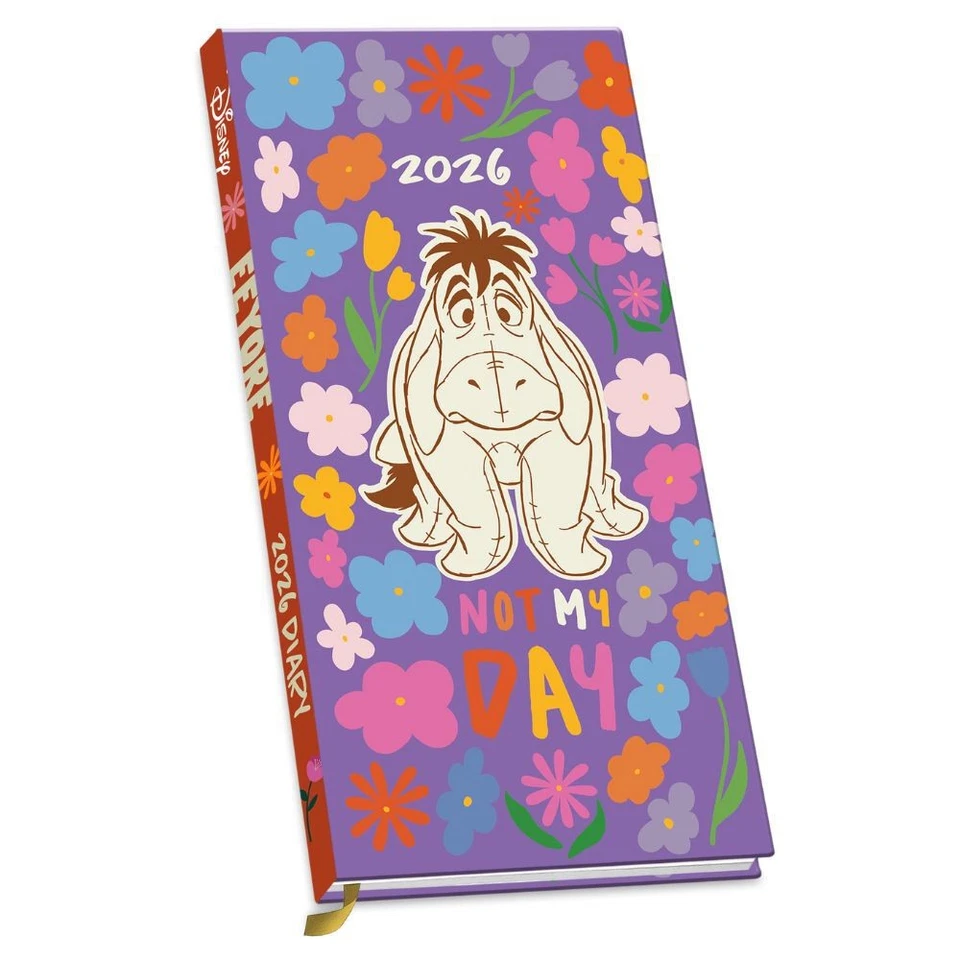 DANILO PROMOTIONS LTD 2026 Diary Disney Eeyore Slim Diary Week To View Official Product