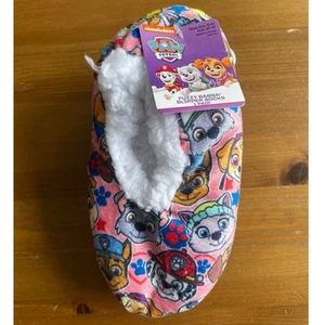 Nickelodeon Paw Patrol rosa flauschige Baba Hausschuhe Socken NEU Größe 3T 4T - Bild 1 von 8