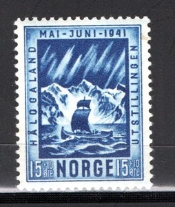STAMPS NORWAY- Haalogaland Exhibition, Fishermen Relief , 1941 -** - Picture 1 of 1