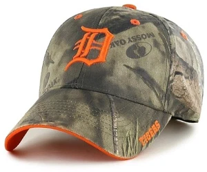 DETROIT TIGERS HAT CAMO MVP MLB BASEBALL TEAM LOGO LICENSED NEW CAP - Picture 1 of 3