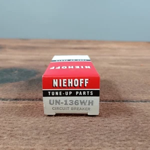 NIEHOFF Tune-Up Parts Circuit Breaker UN-136WH Vintage NOS Collectible - Picture 1 of 5