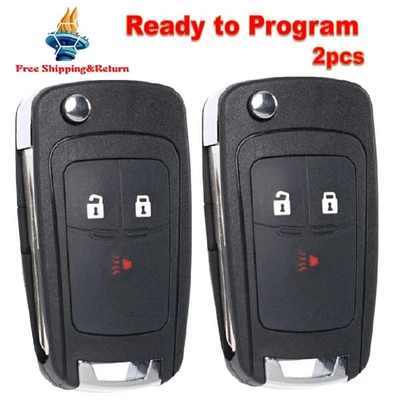 2 Para 2013 2014 2015 Chevrolet Chevy Spark Control Remoto Inteligente Coche Llavero 315 Mhz Foto 1 de 4
