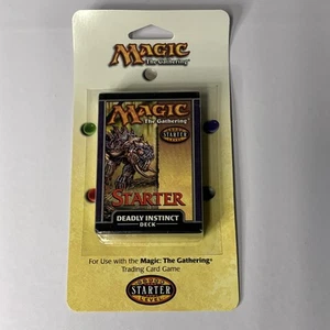 Magic The Gathering Starter Level: DEADLY INSTINCT Deck Sealed - Bild 1 von 5