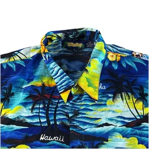 Camicia Billion Bay 4 XL camicia abbottonata Hawaii vacanza barca a vela tropicale sole - Foto 1 di 5