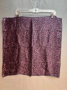 Brooks Brothers Seide lila gepunktet Print quadratischer Schal 21x21 - Bild 1 von 6