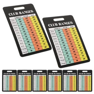 10 Pcs Golf Scorecard Man Bag Pencil Holder Conversion Shoe Size Chart - Picture 1 of 12