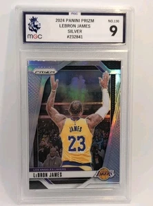 2024-25 Panini Prizm - Lebron James #130 Silver Prizm MGC 9 Los Angeles Lakers - Bild 1 von 4