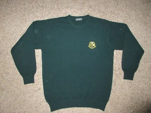 LYLE & SCOTT 100 % WOLLE GRÜN RUNDHALSAUSSCHNITT PULLOVER HERREN MEDIUM PORT STEWART GOLFSCHLÄGER - Bild 1 von 5