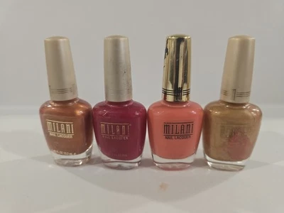 Milani Nail Lacquer #31, #47, #33, #04 Lot of 4  - Image 1 of 3