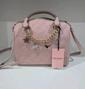 NWT Juicy Couture Not Your Babe Satchel Purse Handbag Dusty Blush NWT - Picture 1 of 5