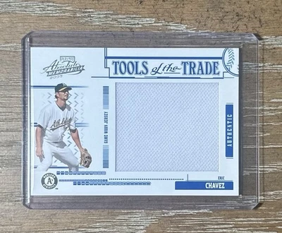 Eric Chávez Juego Usado Jumbo Tools Of The Trade 2005/100 Playoff Absolute Foto 1 de 2