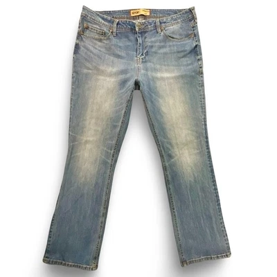 Pantalones de mezclilla Seven7 para hombre 38x32 calce recto azul elástico ropa de trabajo prenda de trabajo grunge Foto 1 de 4