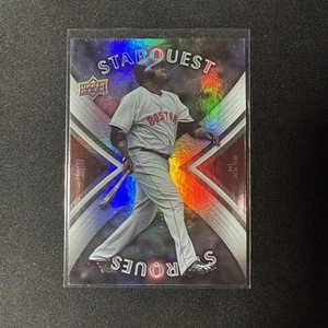 David Ortiz Upper Deck Starquest 2008 Super Rare #SQ-14 Rainbow Boston Red Sox - Picture 1 of 2