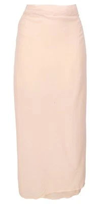 Langer Wickelrock, Strandrock, Sommerrock - hellrosa - Bild 1 von 4