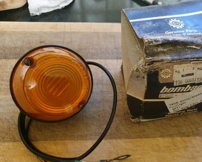 Indicador de giro genuino NOS Bombardier Can Am Militar 250 motocicleta Mk1 Foto 1 de 4