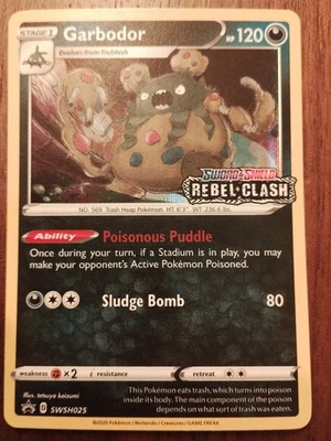 Garbodor SWSH025 (Prerelease) SWSH: Sword & Shield Promo Cards Holo - Image 1 of 2