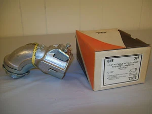 1 1/2" 90 GRAD T & B FLEXIBLER METALLROHRADAPTER MIT GEWINDEENDEENDE 328 - Bild 1 von 6
