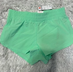 Cat & Jack Girls Swim Shorts Pull on Drawstring Green Size XS 4/5 - Picture 1 of 4