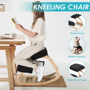 Ergonomic Kneeling Chair Stretch Knee Home Office Furniture Yoga Medical Seat - Picture 1 of 13
