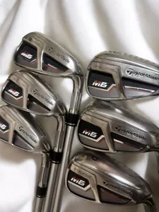 Taylormade M6 IronSet 5-9+Pw 6pc RH FUBUKI TM-6 Graphite shaft Flex R Used - Picture 1 of 8