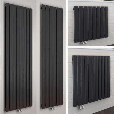 Paneelheizkörper Design Heizkörper Flachheizkörper Vertikal/Horizontal Antrazit - Bild 1 von 4