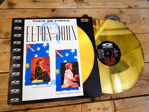 ELTON JOHN TOUR DE FORCE PAL LD LASERDISC COLLECTOR ORIGINAL 1986 - Picture 1 of 6