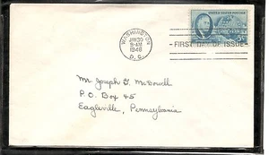US SC # 933 Roosevelt  FDC. No Cachet - Picture 1 of 1