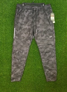2xist Mens XL Black Grey Camo Cuffed Fleece Jogger Lounge Sweatpants MSRP $50 - Picture 1 of 7