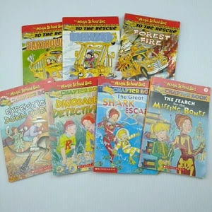 Magic School Bus Chapter Books Blizzard Earthquake Dinosaur Detectives Book - Picture 1 of 18