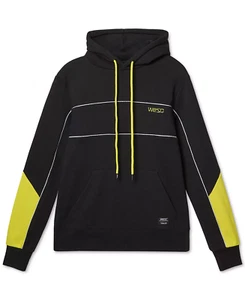Hoodie Men's Size Large Black French Terry Colorblock Unisex WeSC $78 - Picture 1 of 8