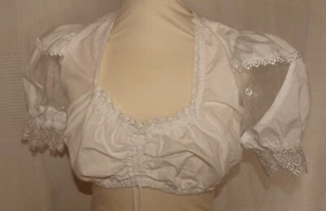 H317 -Stockerpoint  Damen Dirndl Bluse - Gr.  40 -  weiß - Bild 1 von 8