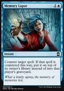MRM ENGLISH 4x Memory Lapse ( Trou de m�moire ) MTG magic EMA - Imagen 1 de 1