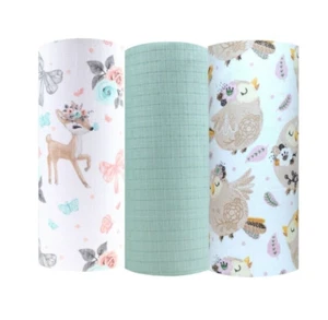 ✅2er-ER-PACK Bambi Musselin BABY WEICH 100 % Baumwolle Tücher wiederverwendbare Windeleinsätze Handtuch - Bild 1 von 5