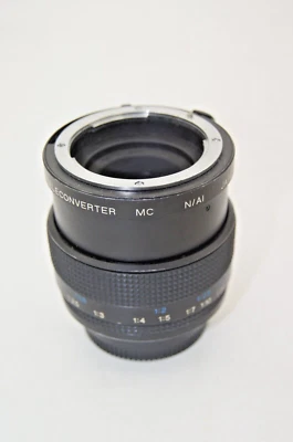 VIVITAR 2X MACRO FOCUSING TELECONVERTER for NIKON AI LENSES Made in JAPAN - Image 1 of 3